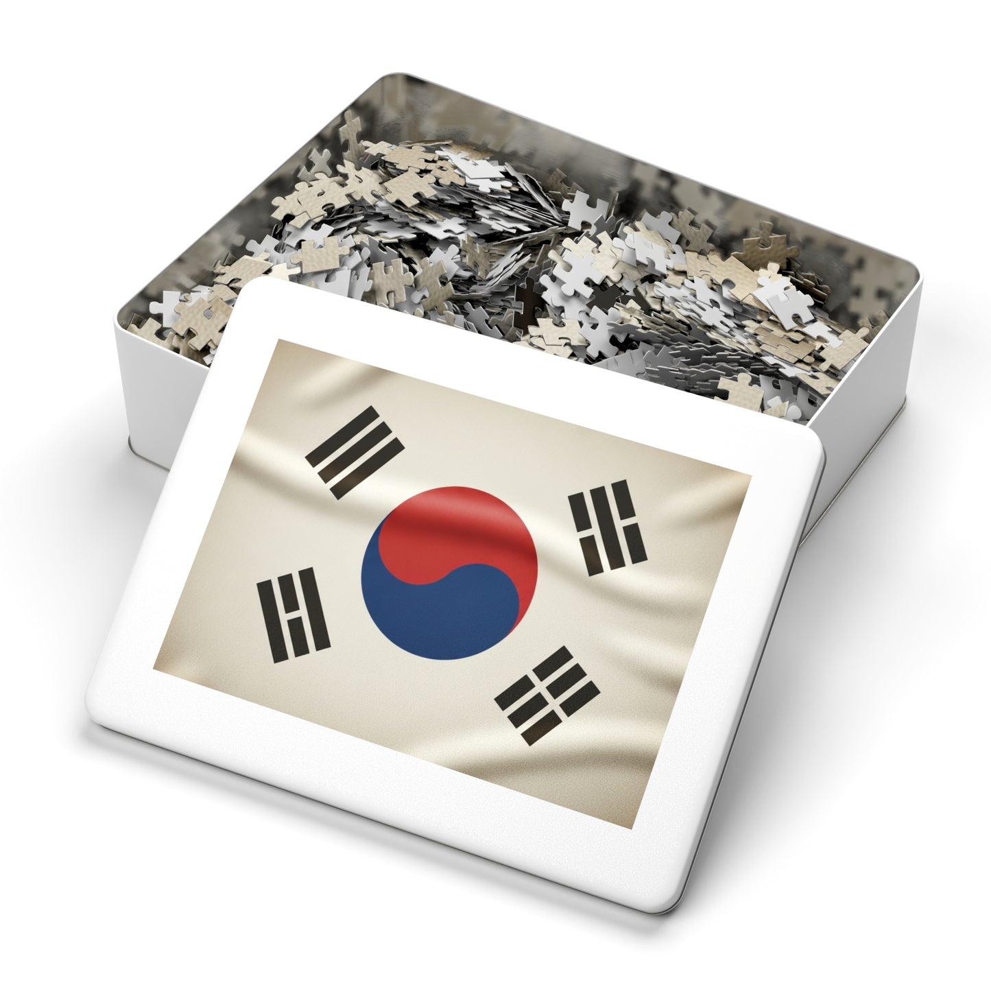 South Korea Flag Jigsaw Puzzle