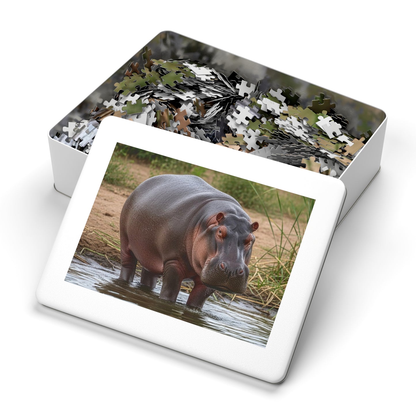 Hippopotamus Jigsaw Puzzle