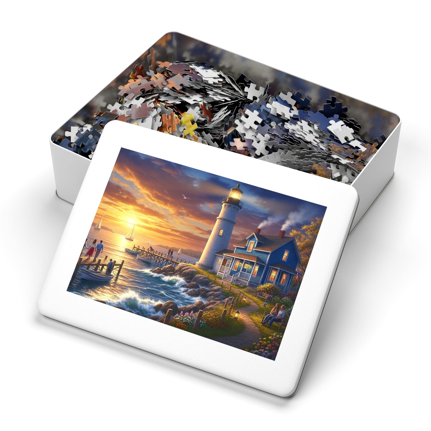 Coastal Lighthouse Jigsaw Puzzle
