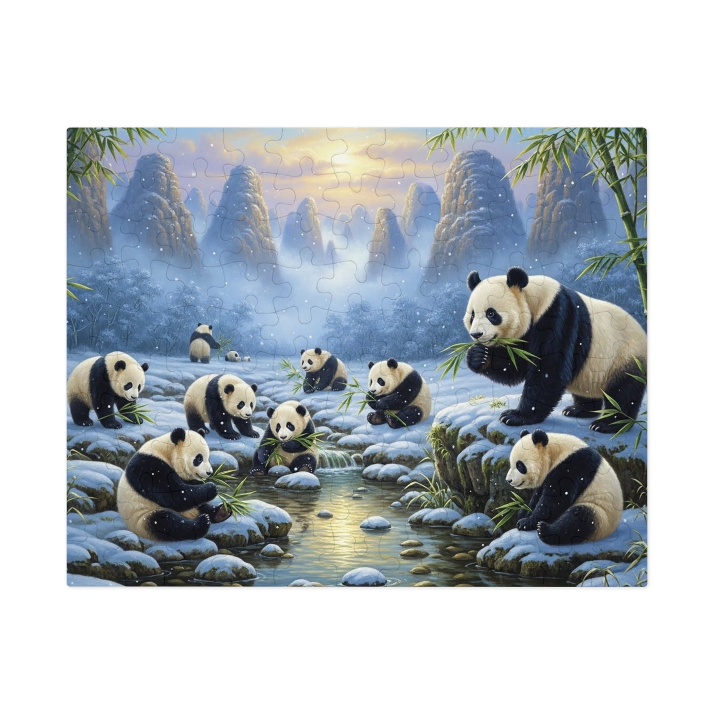Panda Family Jigsaw Puzzle