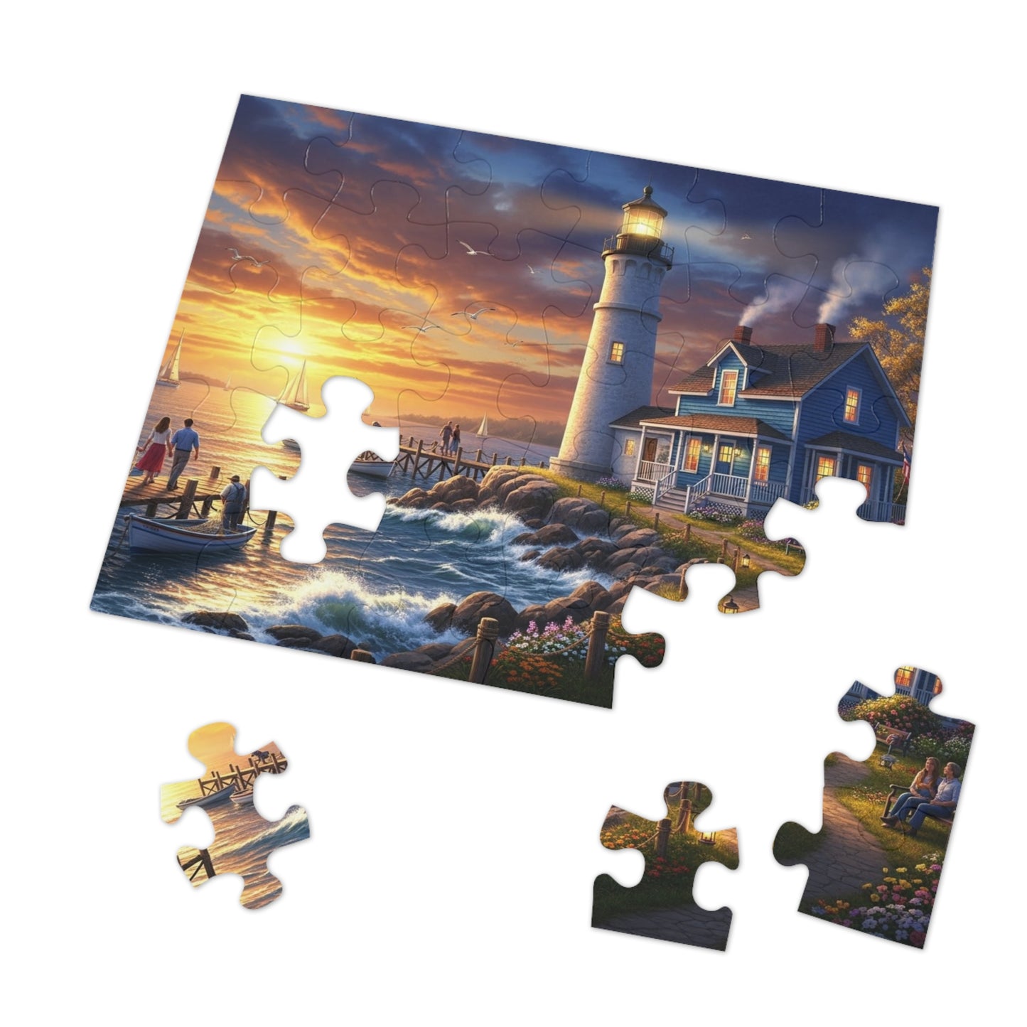 Coastal Lighthouse Jigsaw Puzzle