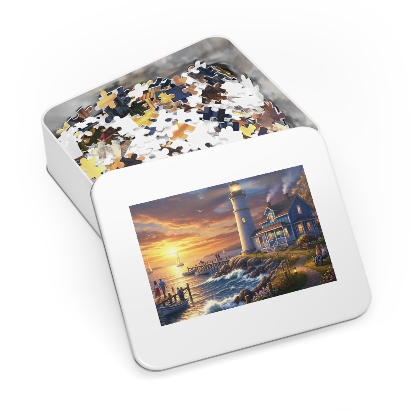 Coastal Lighthouse Jigsaw Puzzle