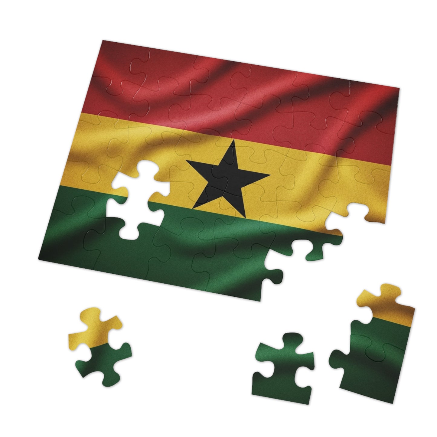 Ghana Flag Jigsaw Puzzle