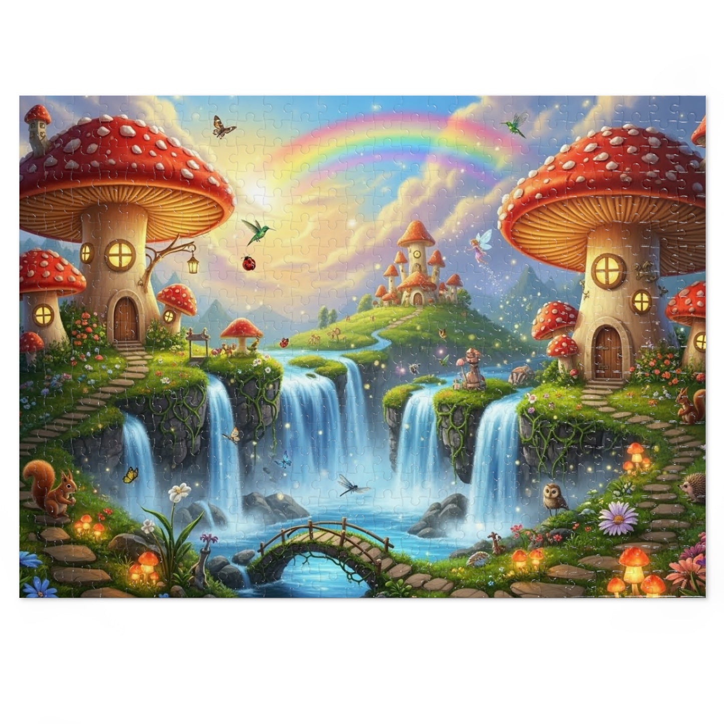 Mushroom Village Jigsaw Puzzle
