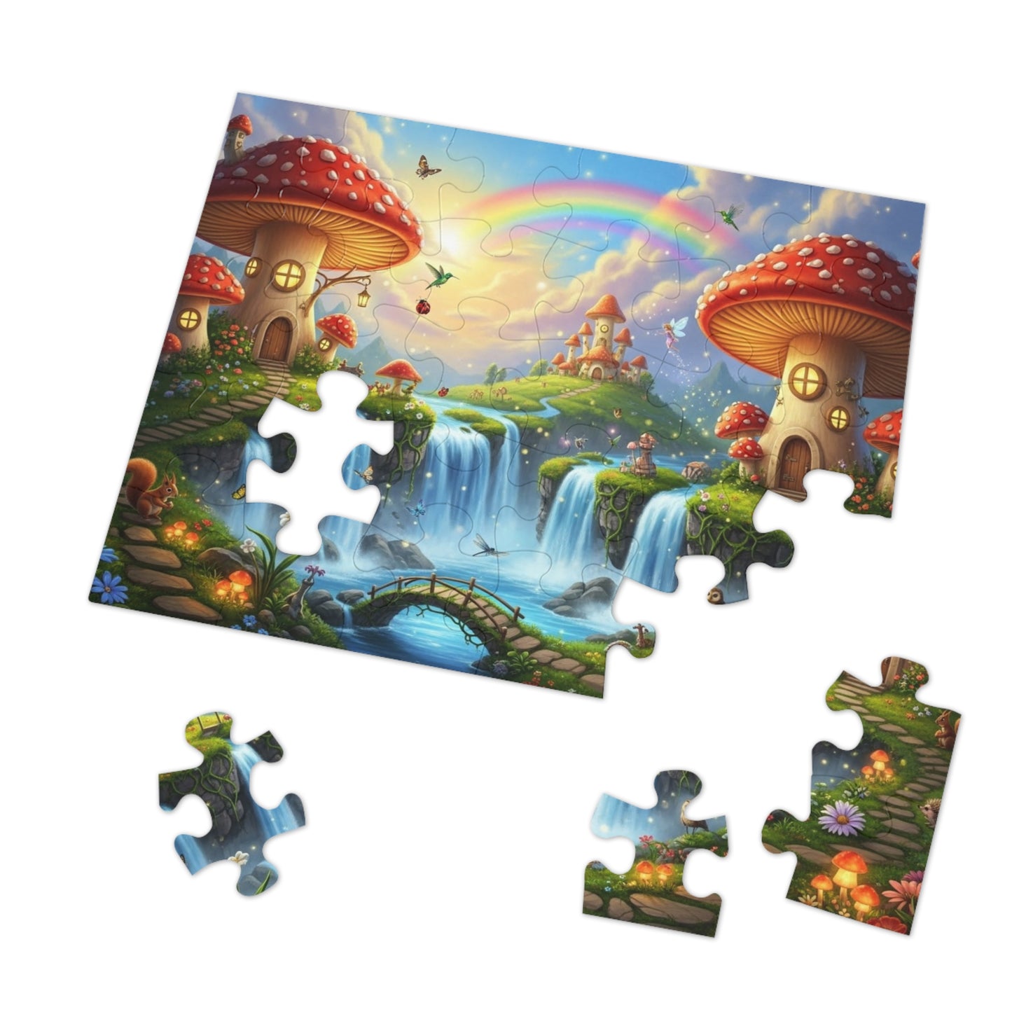Mushroom Village Jigsaw Puzzle