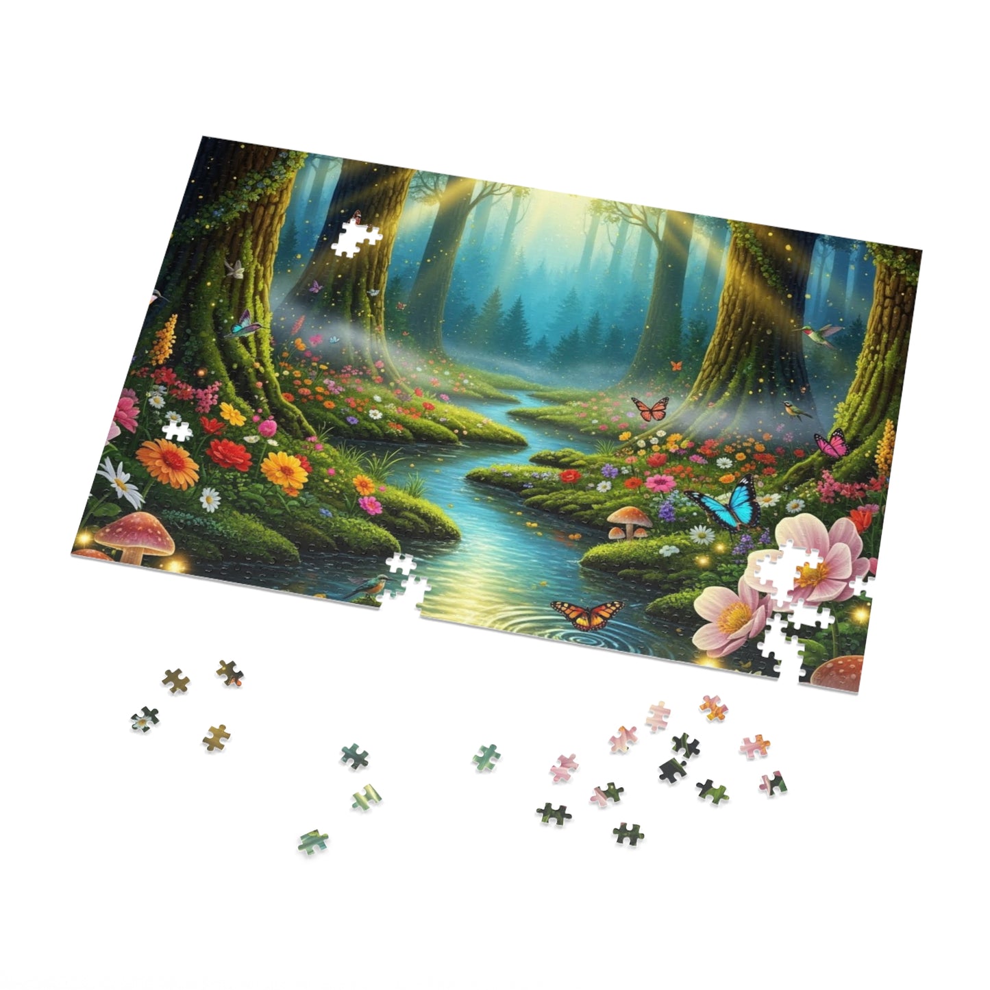Enchanted Forest Stream Jigsaw Puzzle