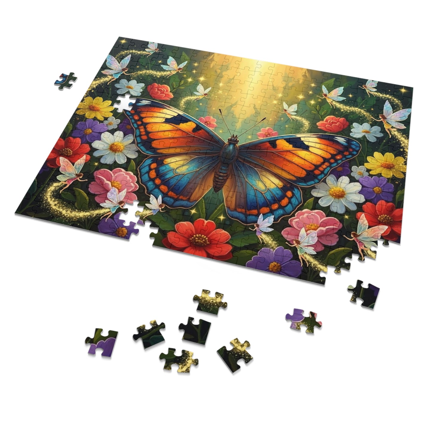 Magical Butterfly Garden Jigsaw Puzzle