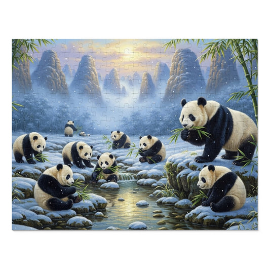 Panda Family Jigsaw Puzzle