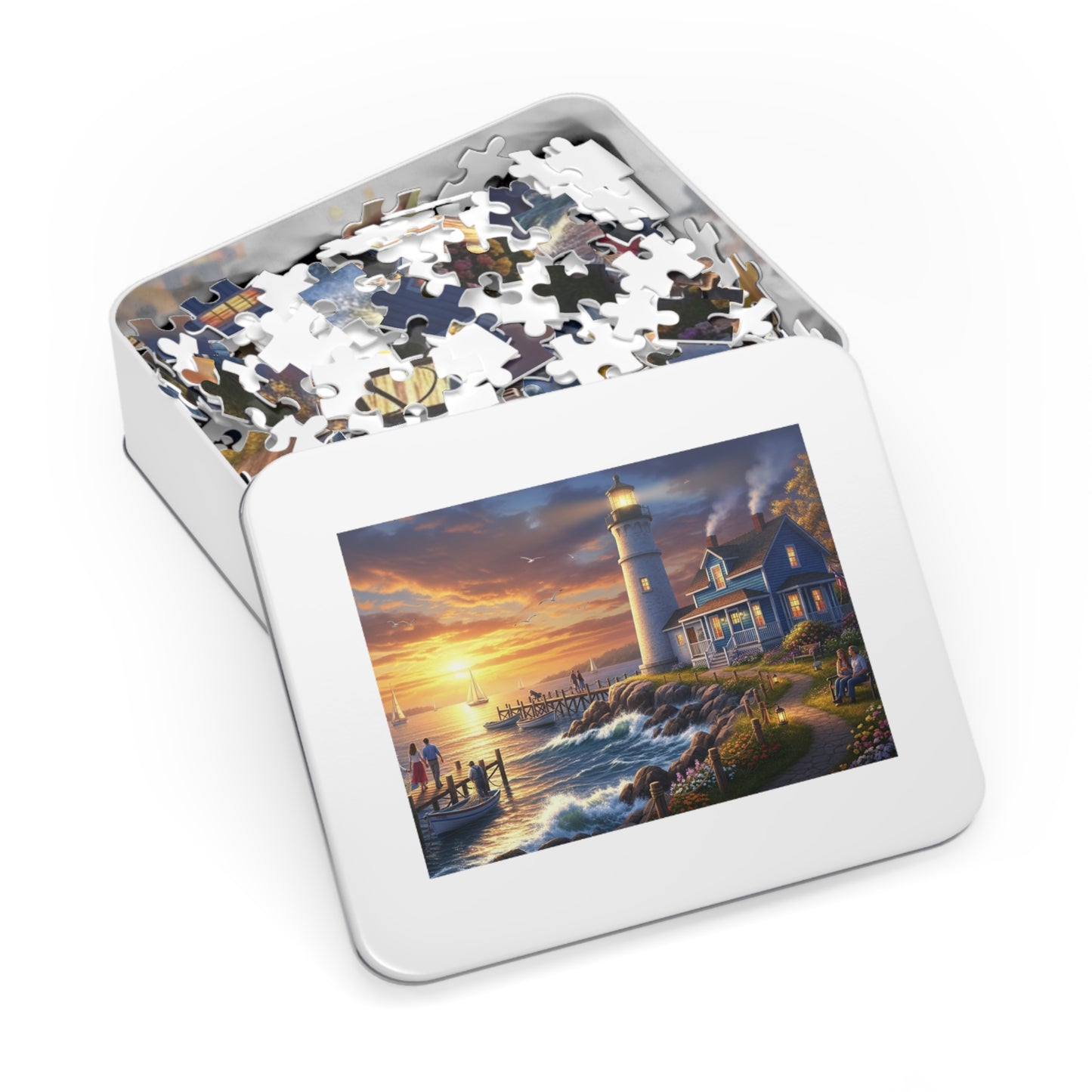 Coastal Lighthouse Jigsaw Puzzle