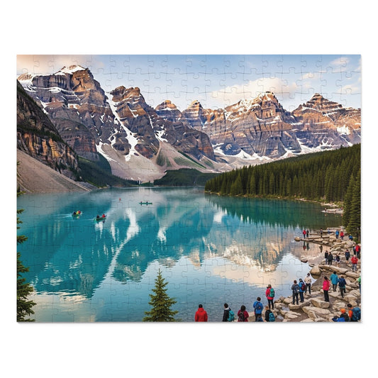 Moraine Lake Alpine Reflections Jigsaw Puzzle 🏔️ Turquoise Waters & Canadian Rockies Scenic Escape