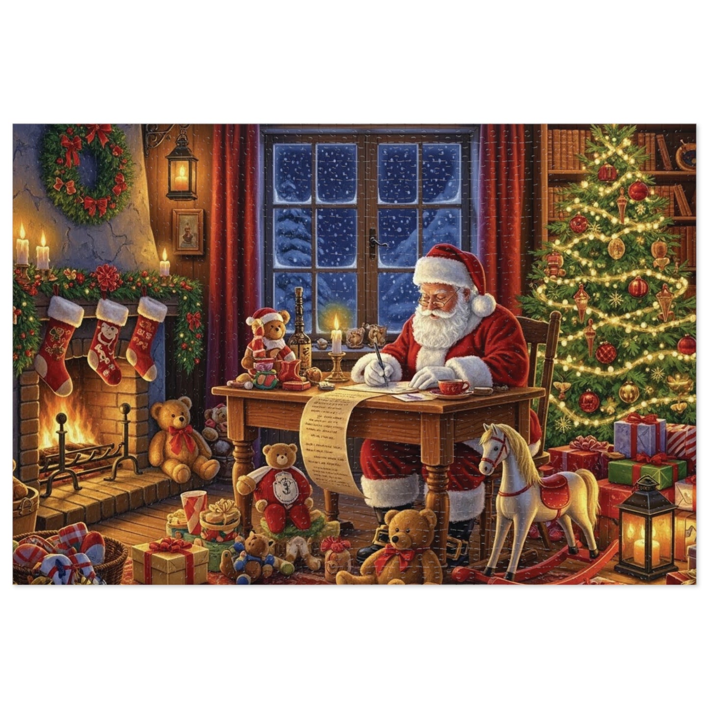 Santa’s Workshop Christmas Jigsaw Puzzle