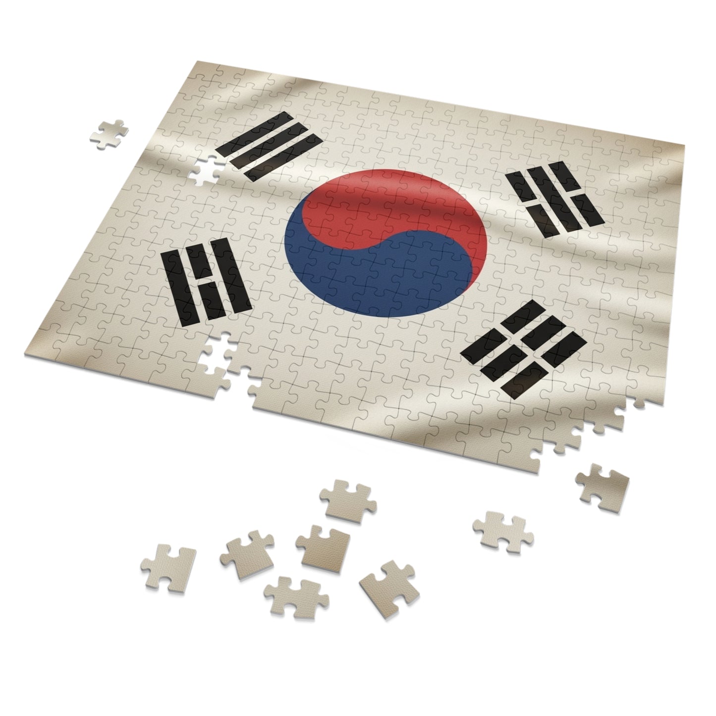 South Korea Flag Jigsaw Puzzle