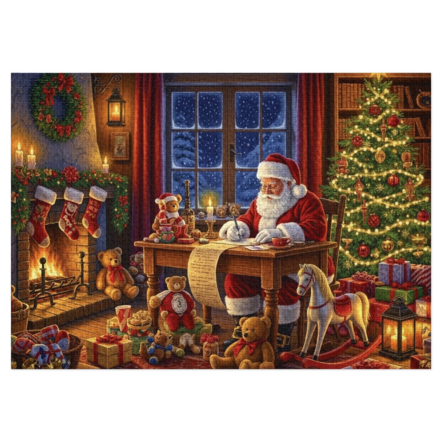 Santa’s Workshop Christmas Jigsaw Puzzle