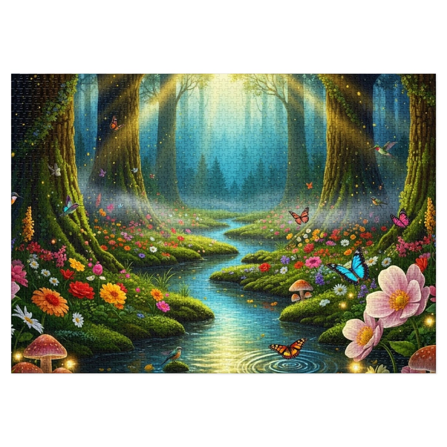 Enchanted Forest Stream Jigsaw Puzzle