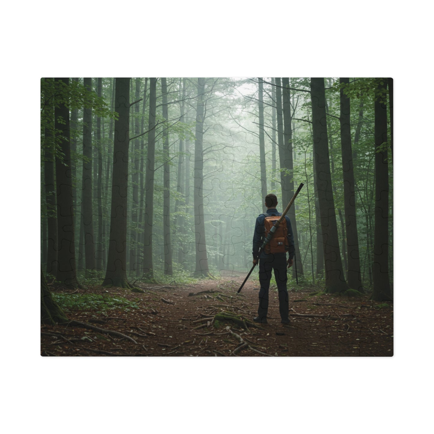 110, 252, 500, 1000, 2000 Forest Adventure Jigsaw Puzzle with Tin, Deep Forest Hike Puzzle – Explorer, Foggy Forest Trail Puzzle, Into the Forest, Explorer’s Path, Forest Silence