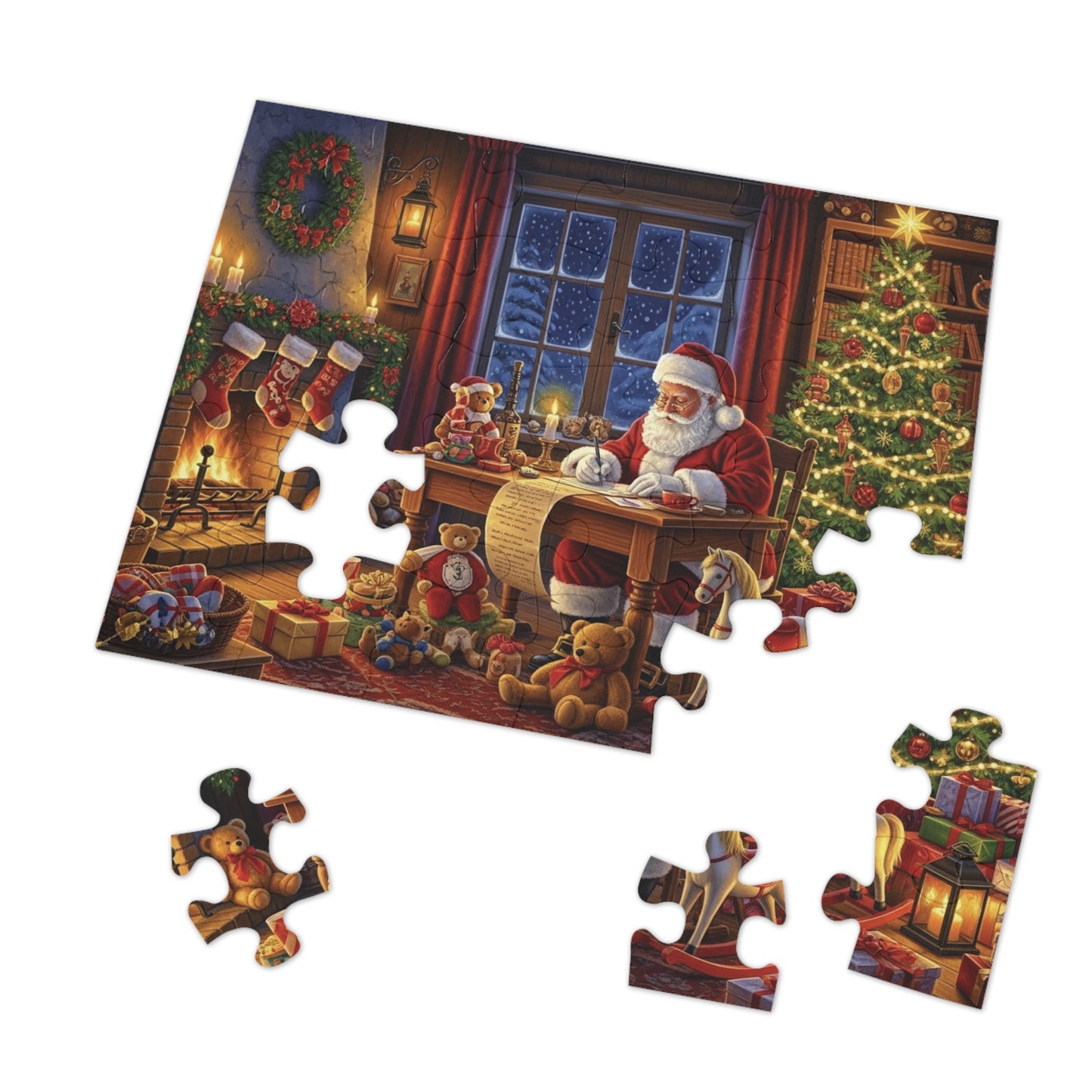 Santa’s Workshop Christmas Jigsaw Puzzle