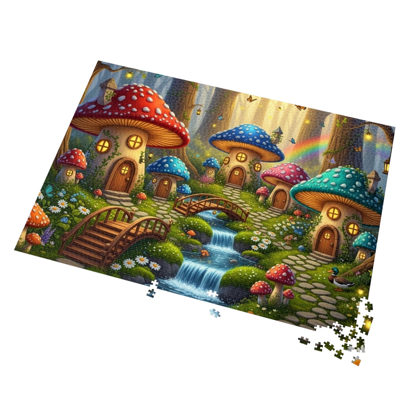 Mushroom Village Jigsaw Puzzle
