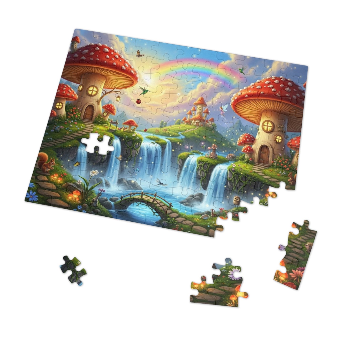 Mushroom Village Jigsaw Puzzle