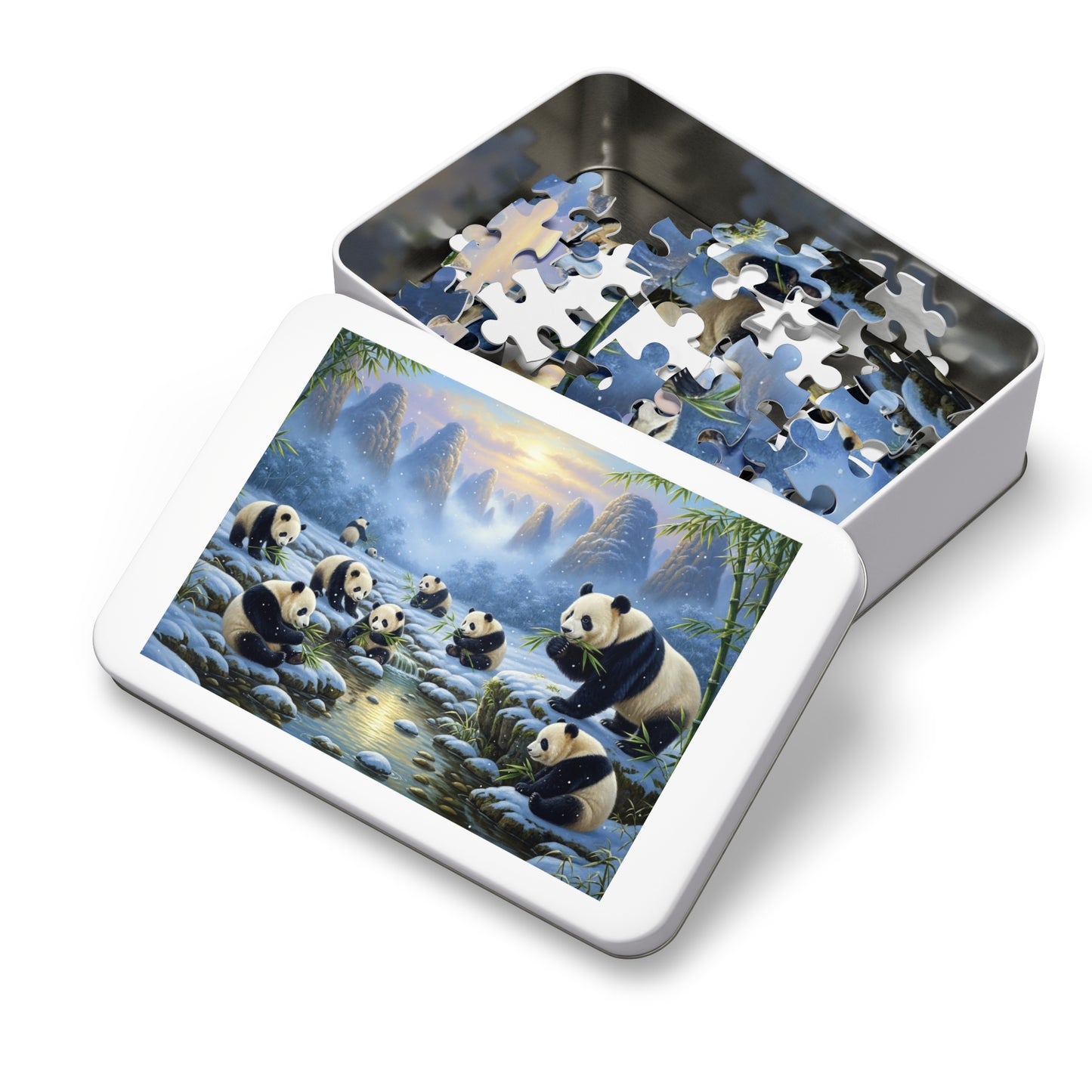 Panda Family Jigsaw Puzzle