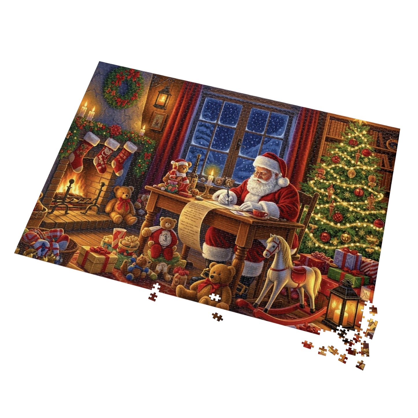 Santa’s Workshop Christmas Jigsaw Puzzle