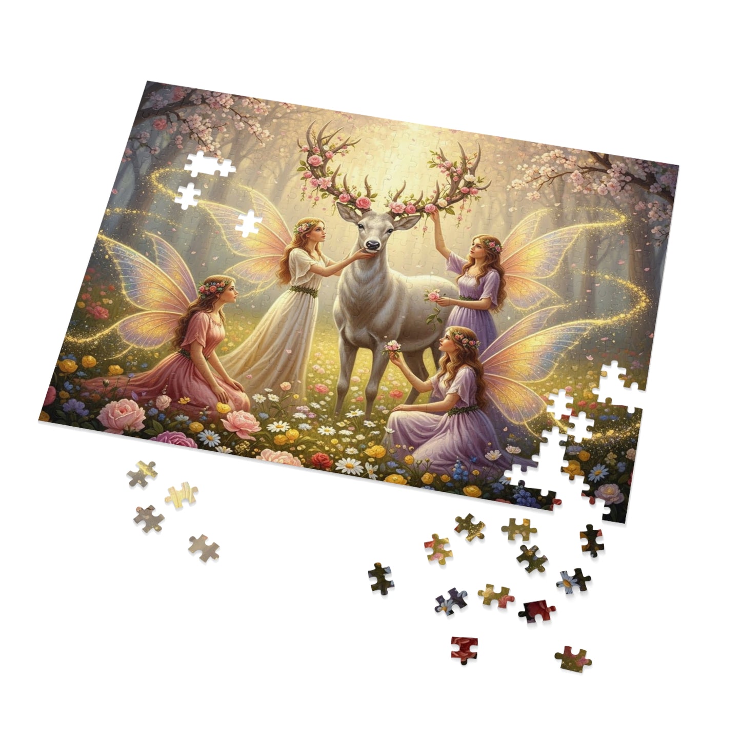 Enchanted Fairy Deer Jigsaw Puzzle