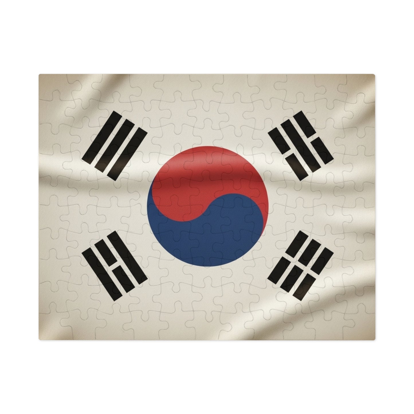 South Korea Flag Jigsaw Puzzle