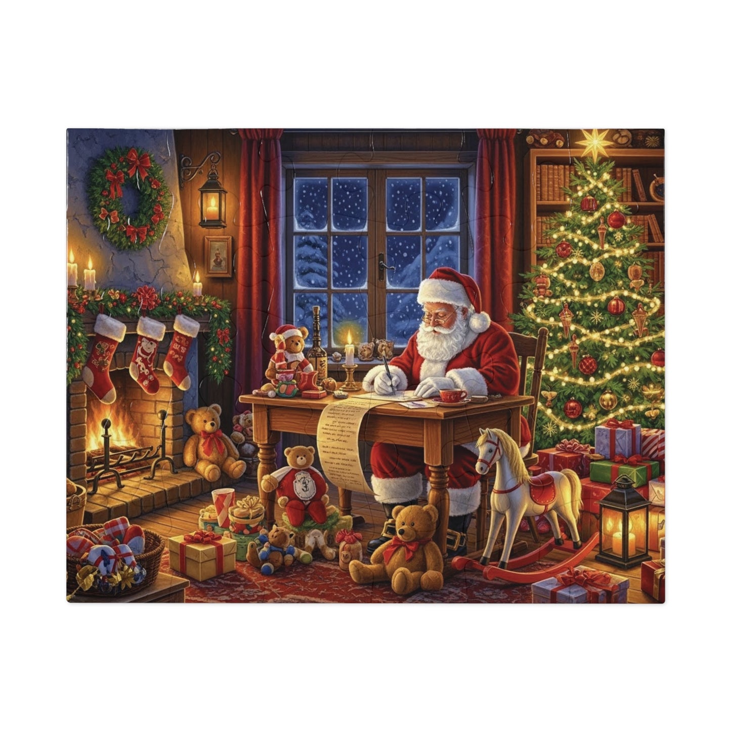Santa’s Workshop Christmas Jigsaw Puzzle