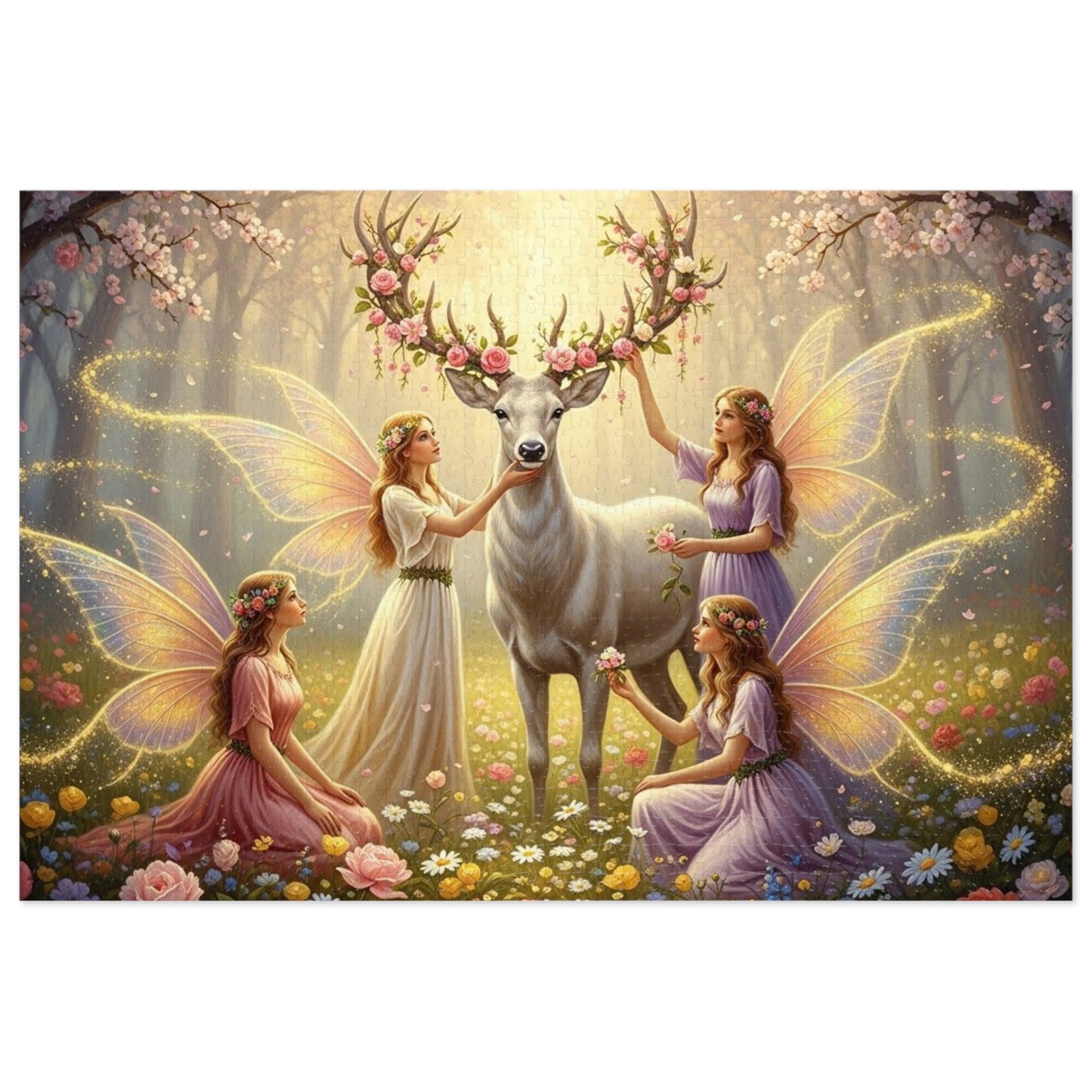 Enchanted Fairy Deer Jigsaw Puzzle