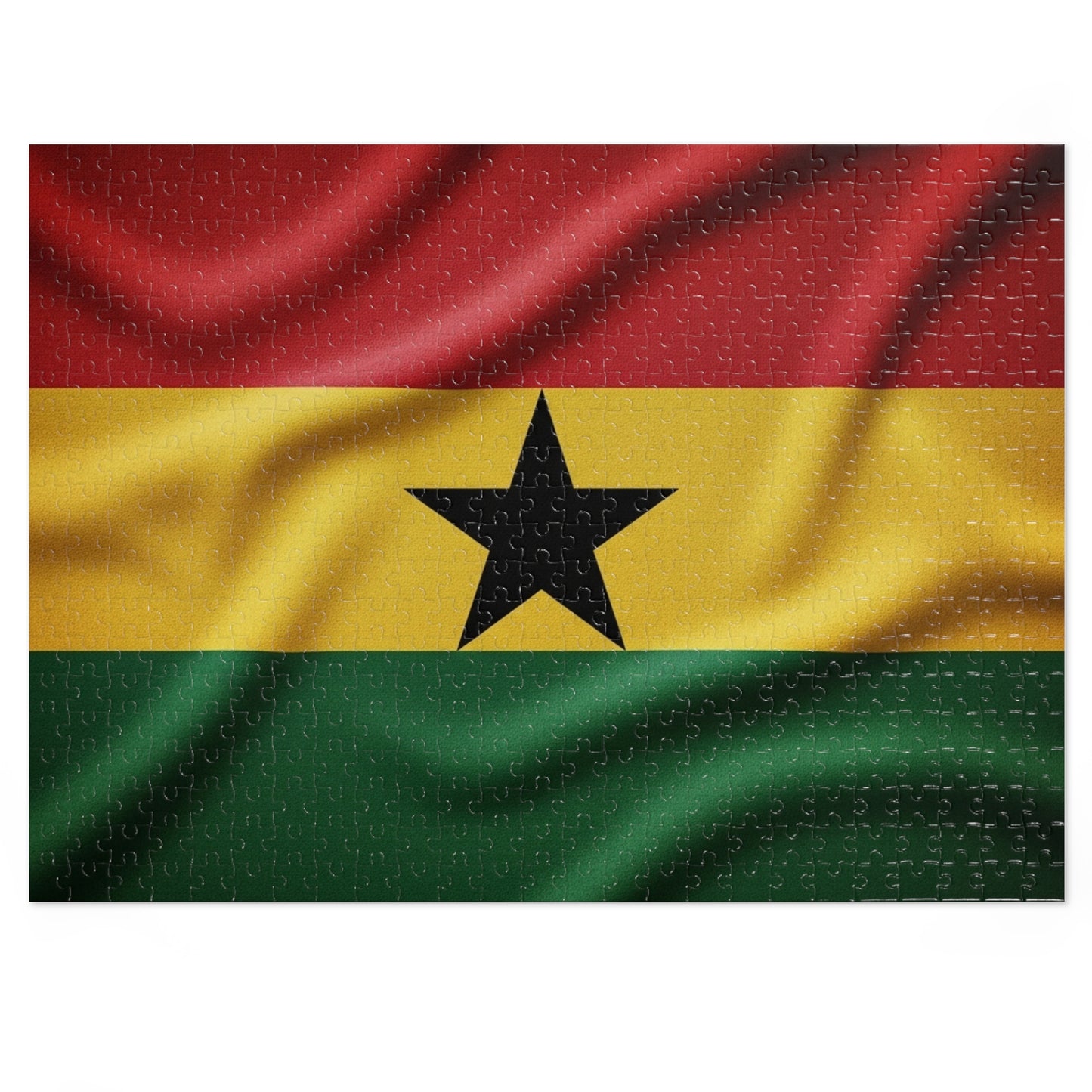 Ghana Flag Jigsaw Puzzle