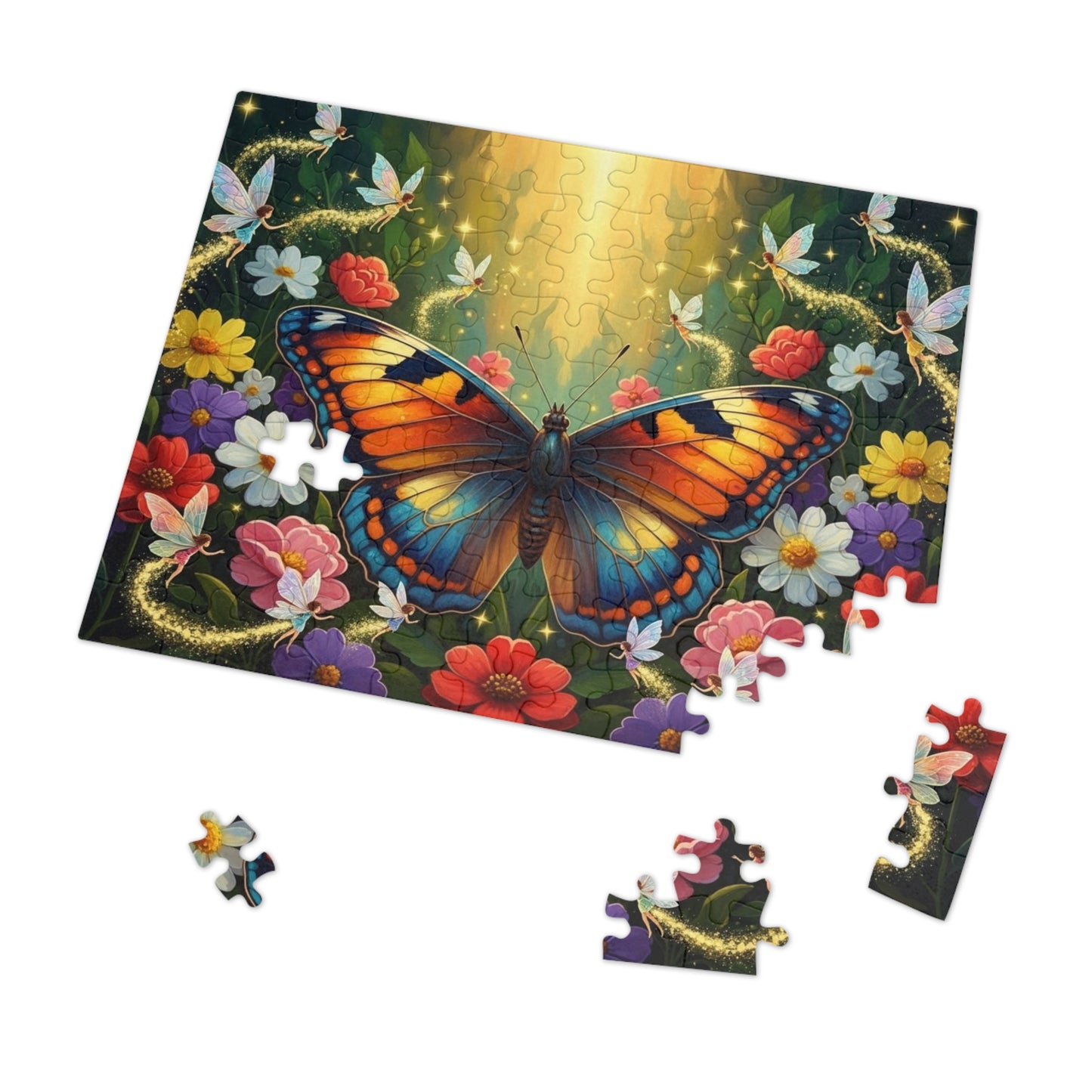 Magical Butterfly Garden Jigsaw Puzzle