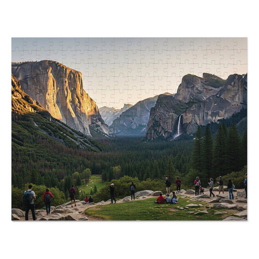 Yosemite Valley Jigsaw Puzzle 🌄 Granite Cliffs, Waterfalls & Iconic National Park View