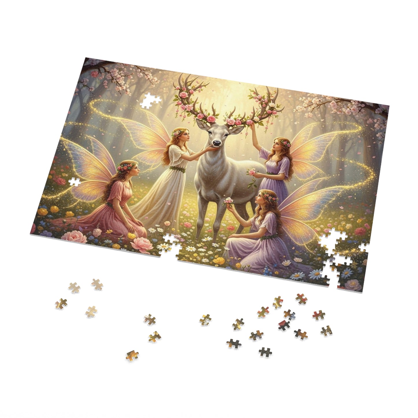 Enchanted Fairy Deer Jigsaw Puzzle