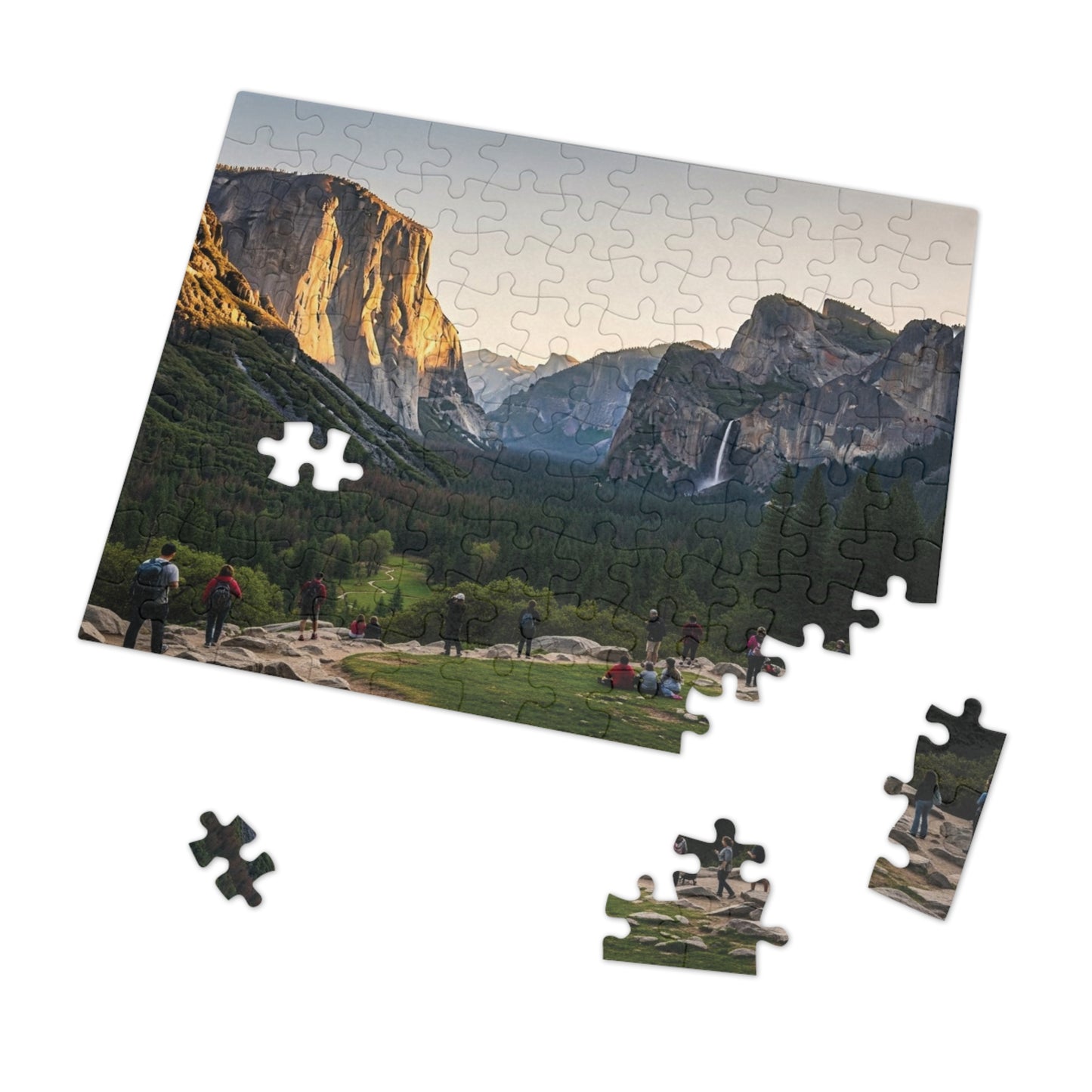 Yosemite Valley Jigsaw Puzzle 🌄 Granite Cliffs, Waterfalls & Iconic National Park View
