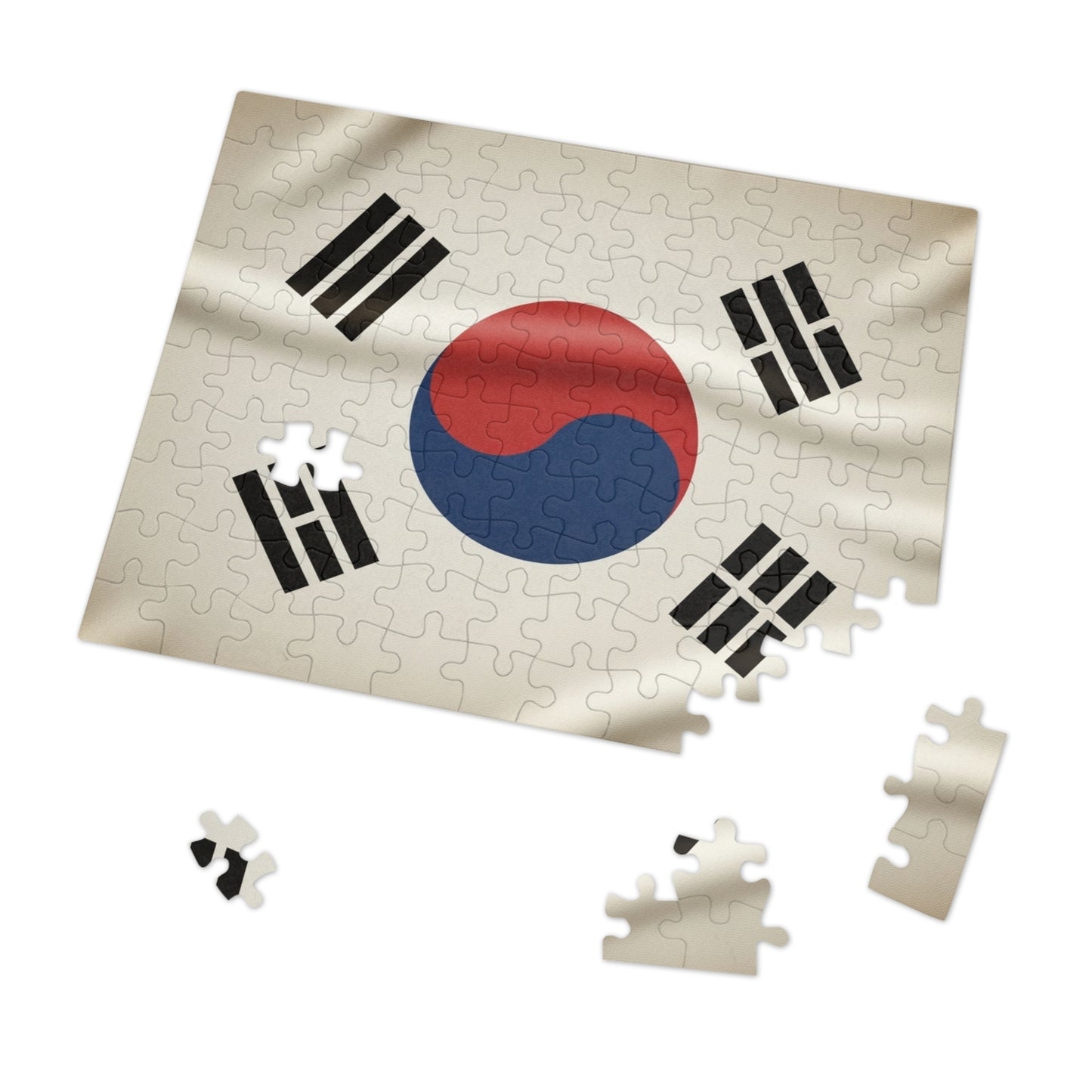 South Korea Flag Jigsaw Puzzle