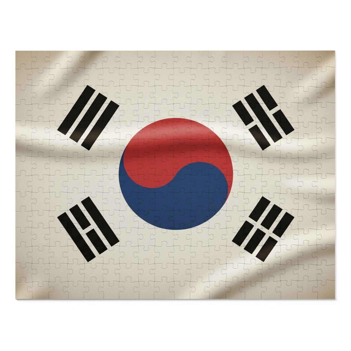 South Korea Flag Jigsaw Puzzle