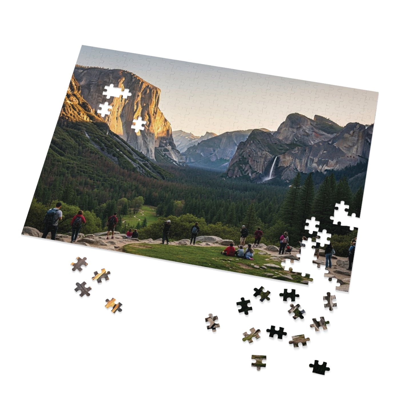 Yosemite Valley Jigsaw Puzzle 🌄 Granite Cliffs, Waterfalls & Iconic National Park View