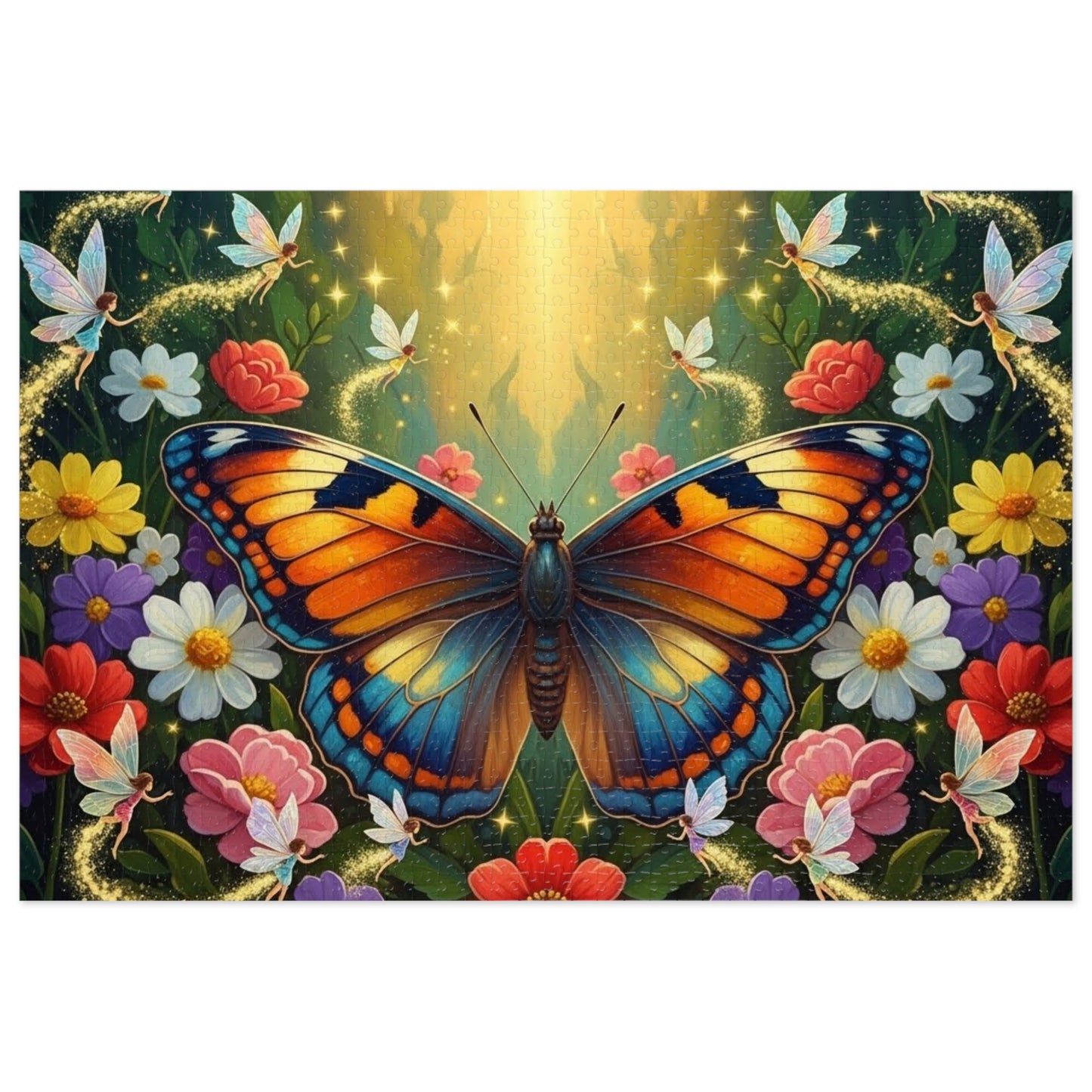 Magical Butterfly Garden Jigsaw Puzzle