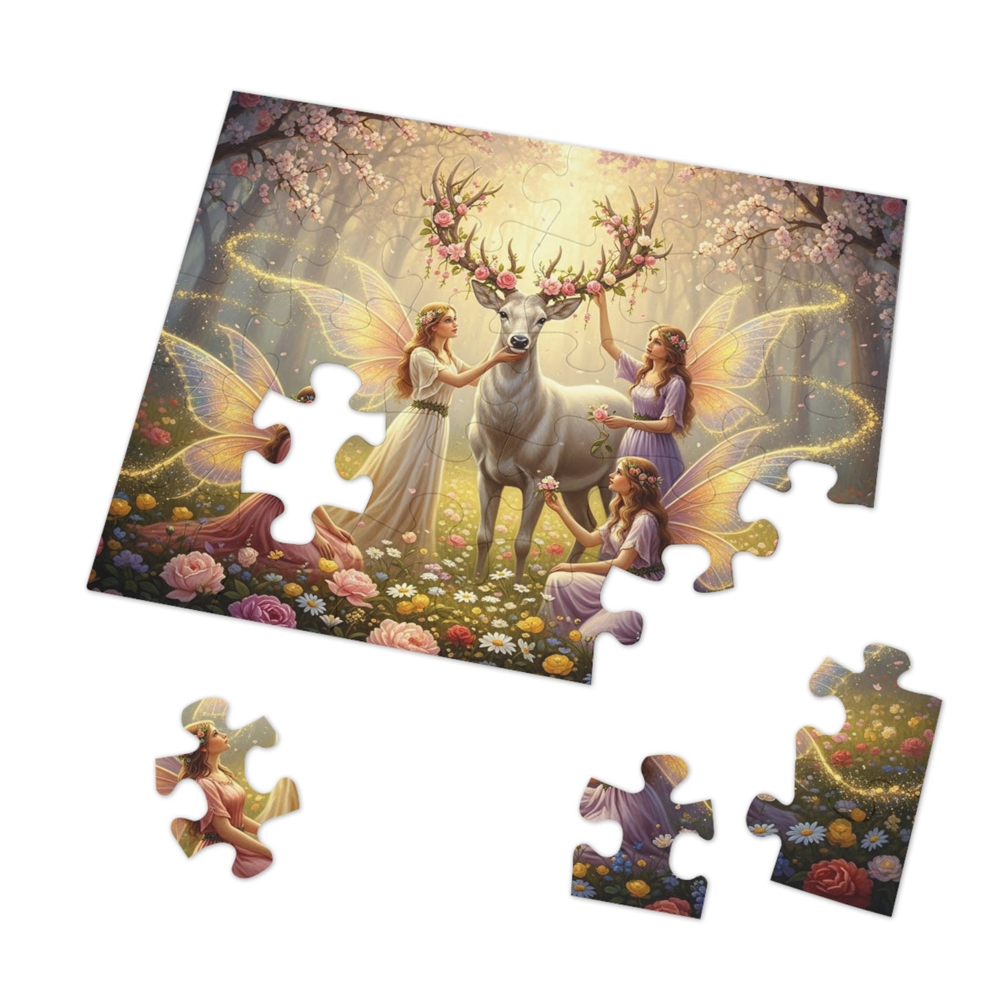 Enchanted Fairy Deer Jigsaw Puzzle
