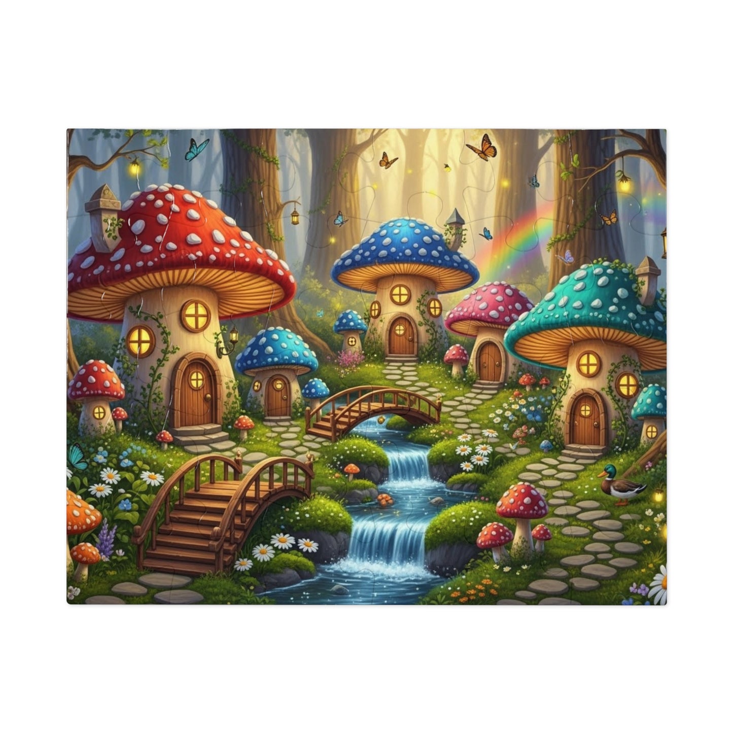 Mushroom Village Jigsaw Puzzle