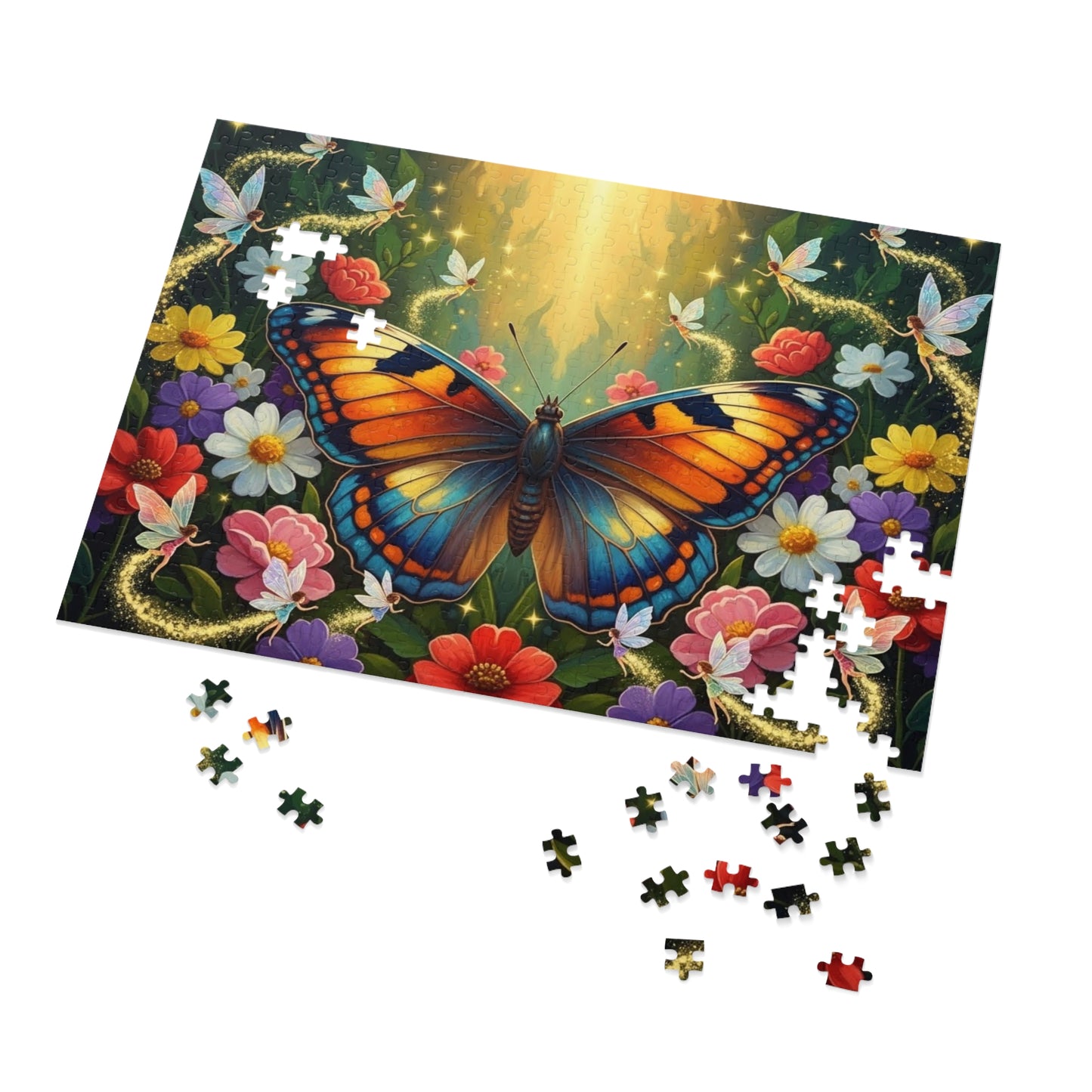 Magical Butterfly Garden Jigsaw Puzzle
