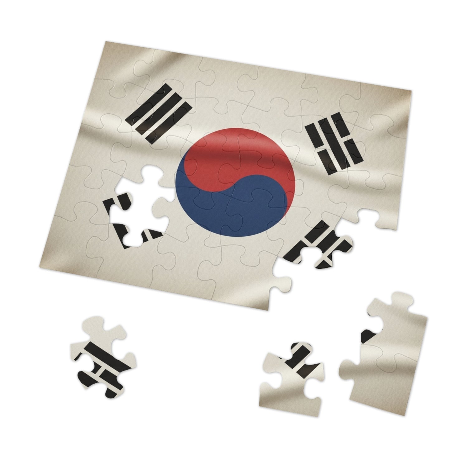South Korea Flag Jigsaw Puzzle