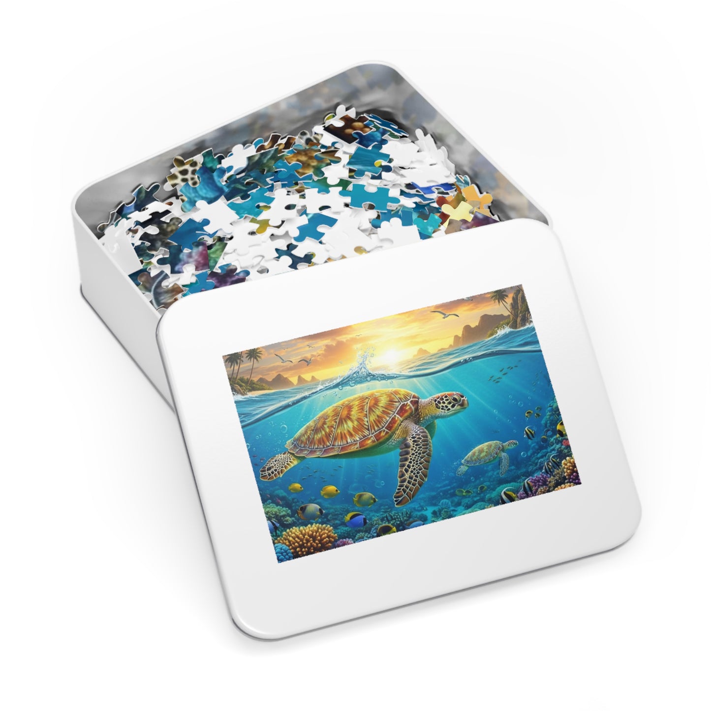 Tropical Sea Turtle Reef Puzzle