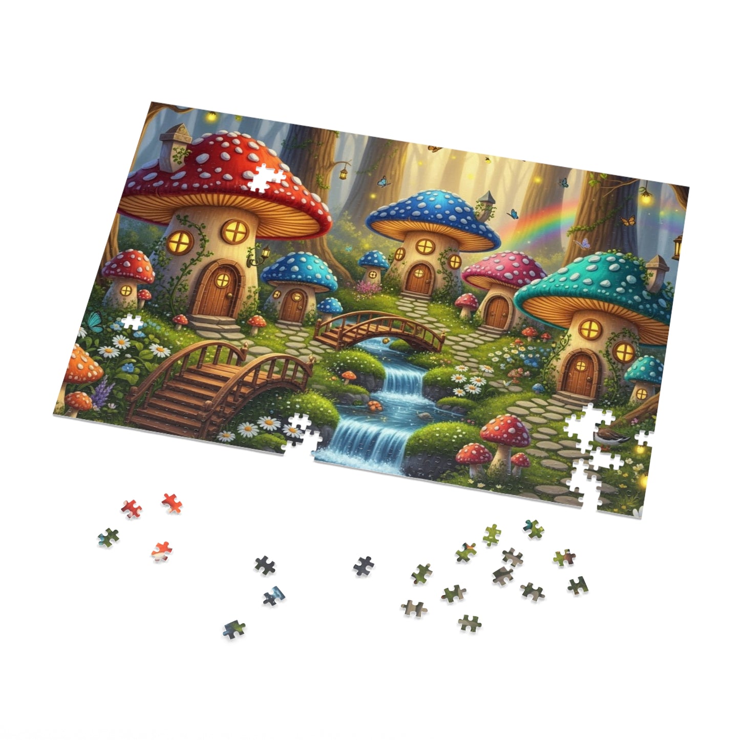 Mushroom Village Jigsaw Puzzle