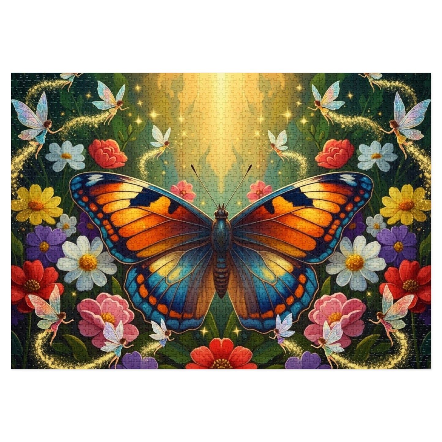 Magical Butterfly Garden Jigsaw Puzzle