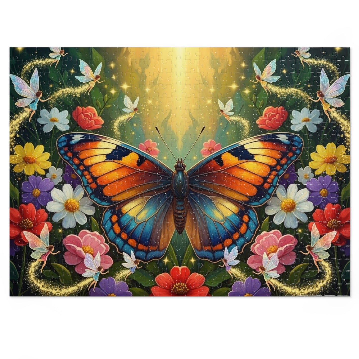 Magical Butterfly Garden Jigsaw Puzzle