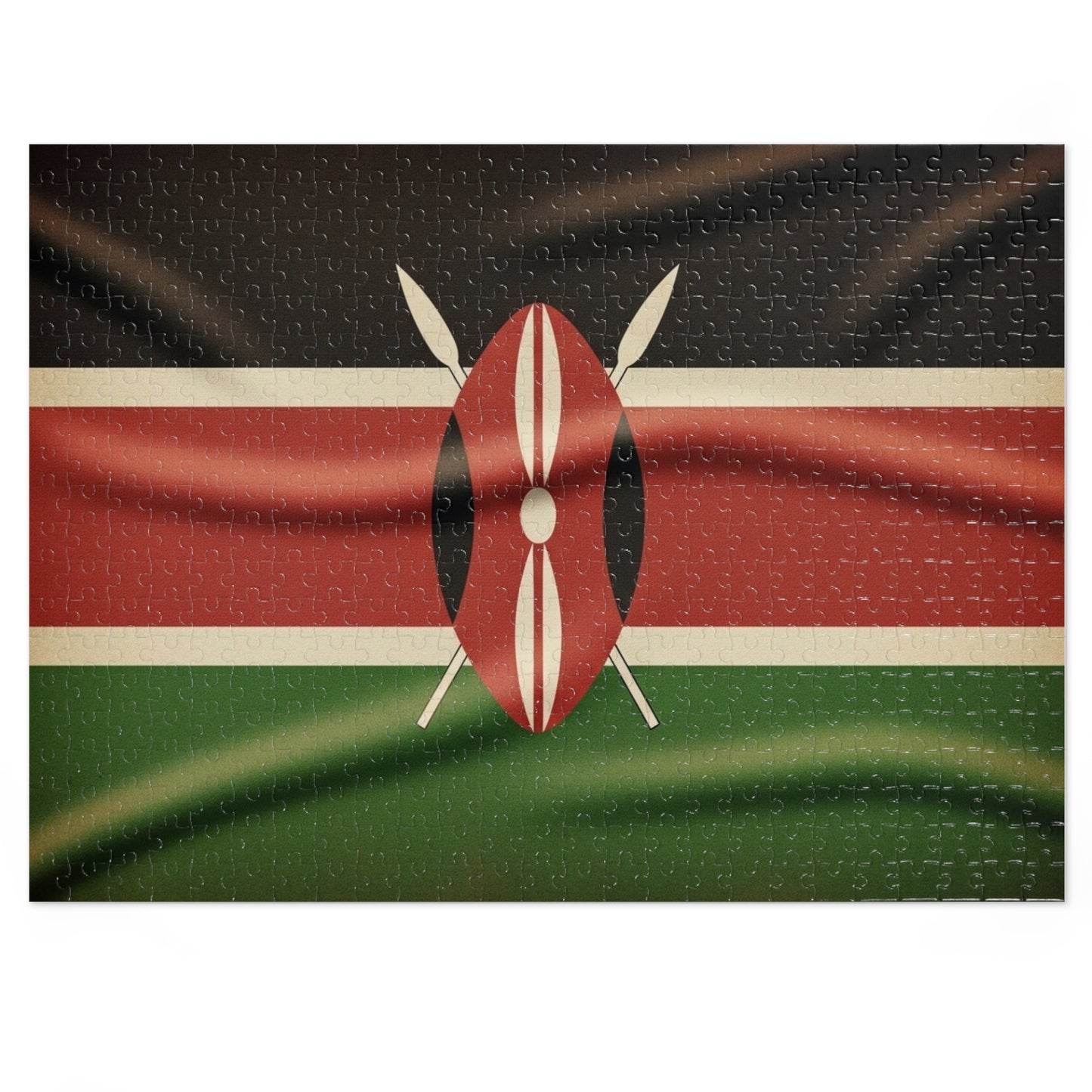 Kenya Flag Jigsaw Puzzle
