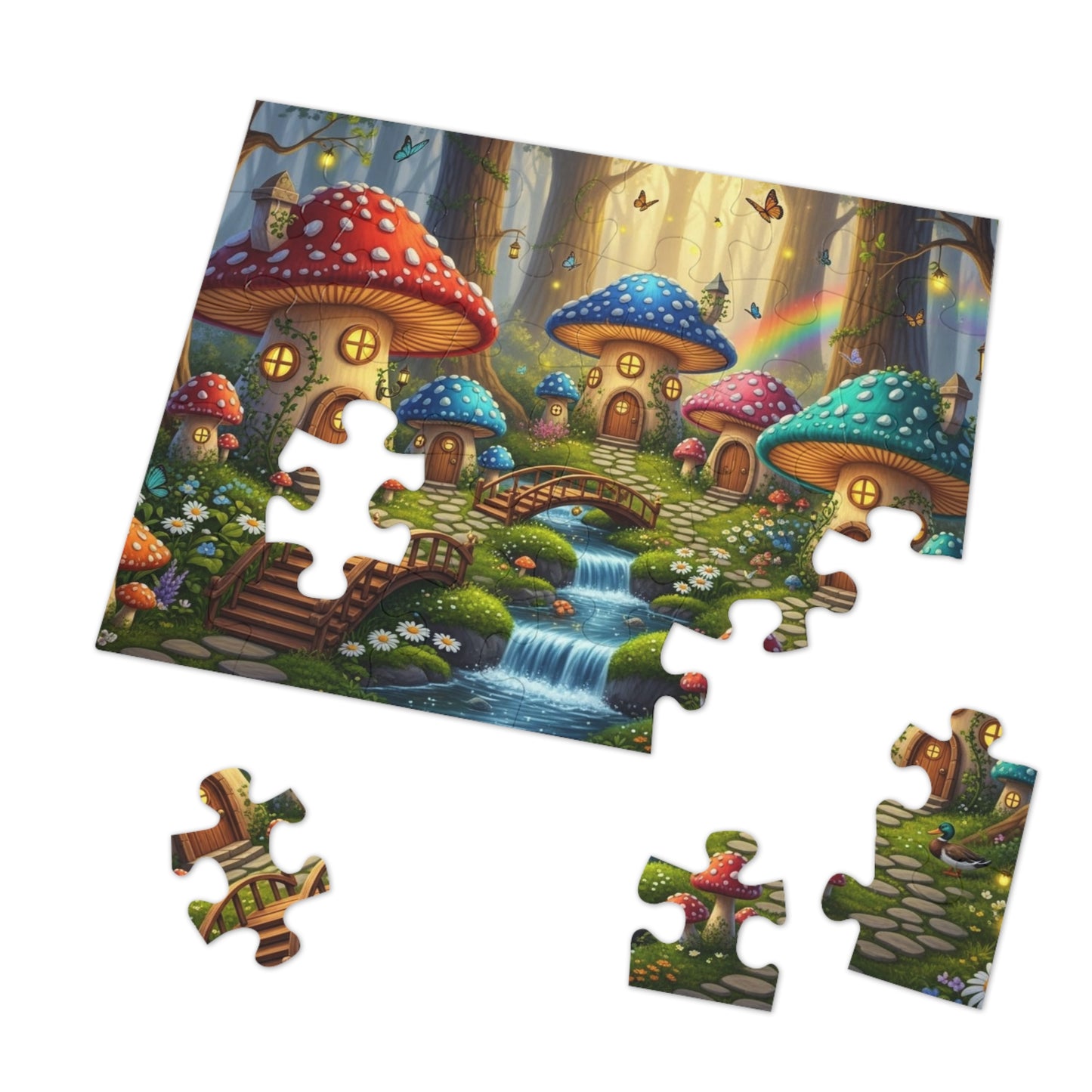 Mushroom Village Jigsaw Puzzle