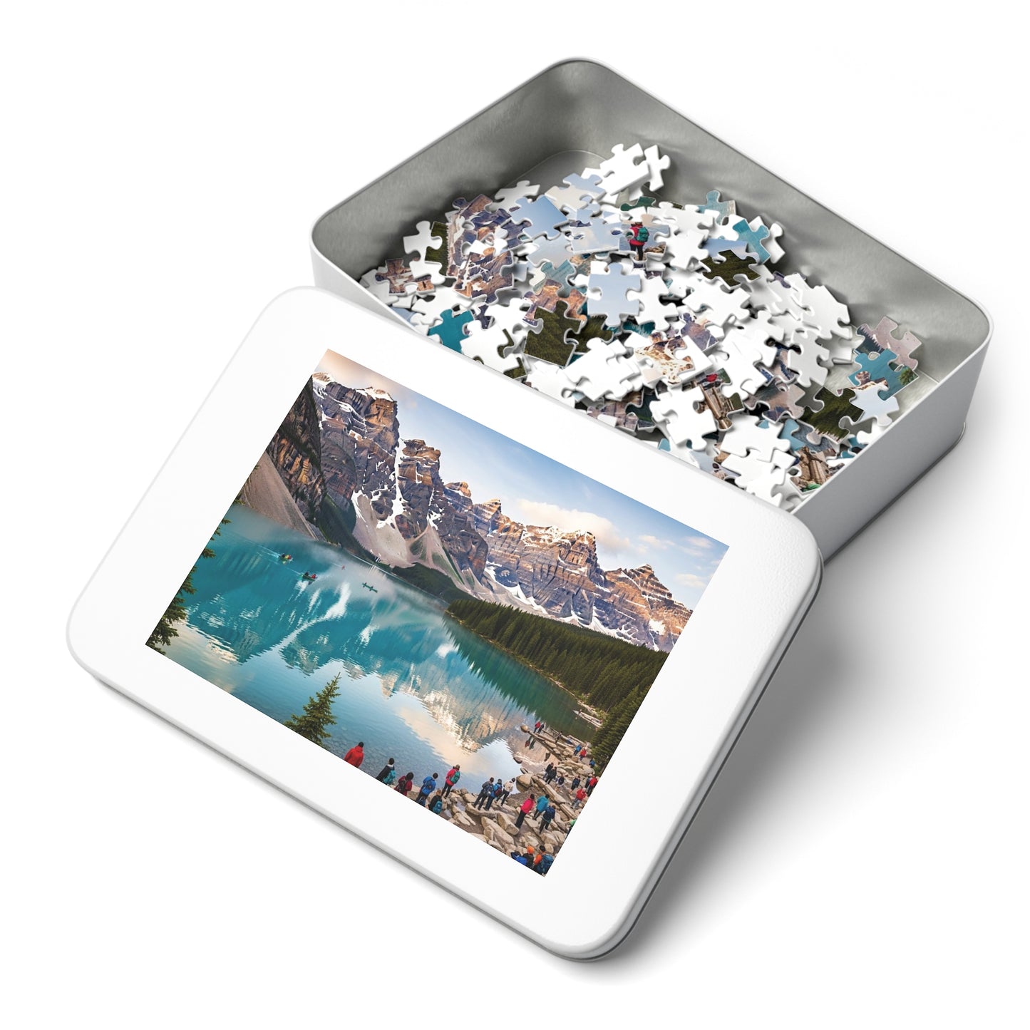 Moraine Lake Alpine Reflections Jigsaw Puzzle 🏔️ Turquoise Waters & Canadian Rockies Scenic Escape