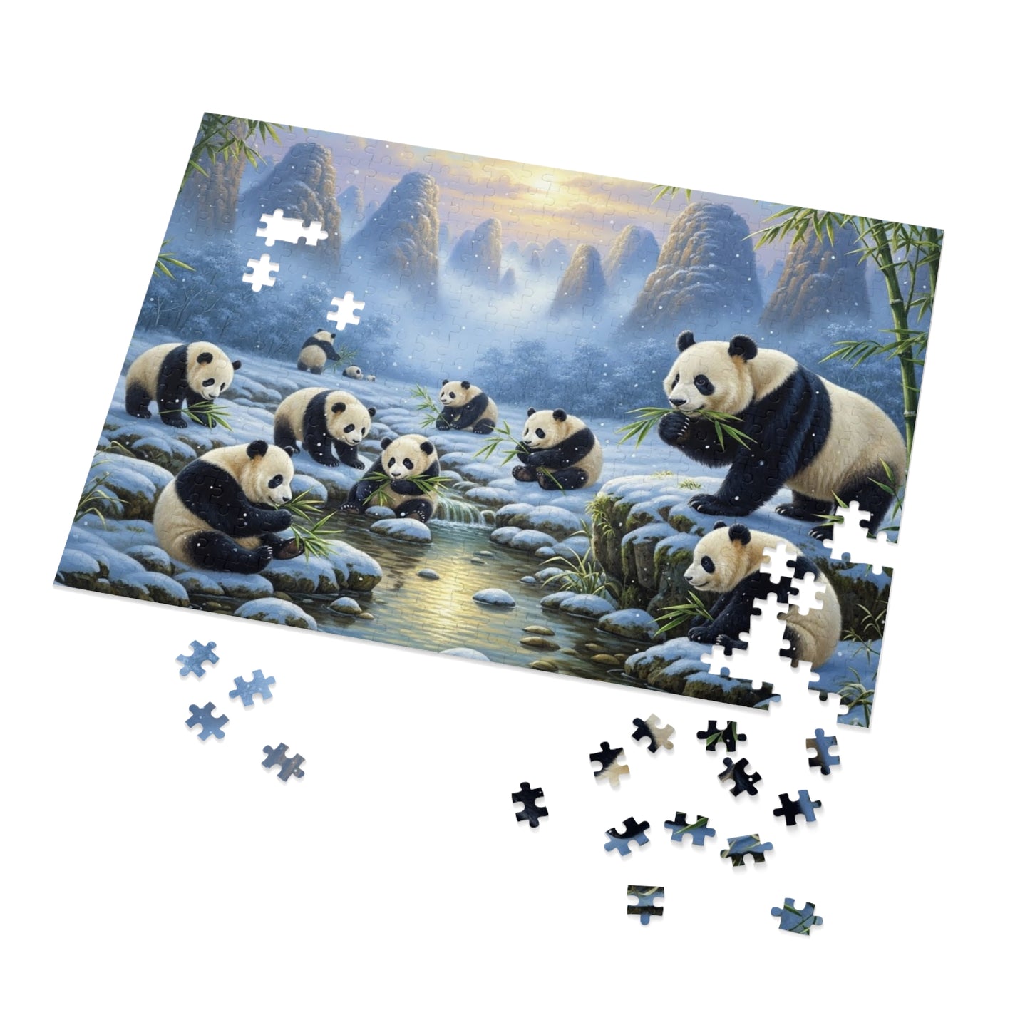 Panda Family Jigsaw Puzzle