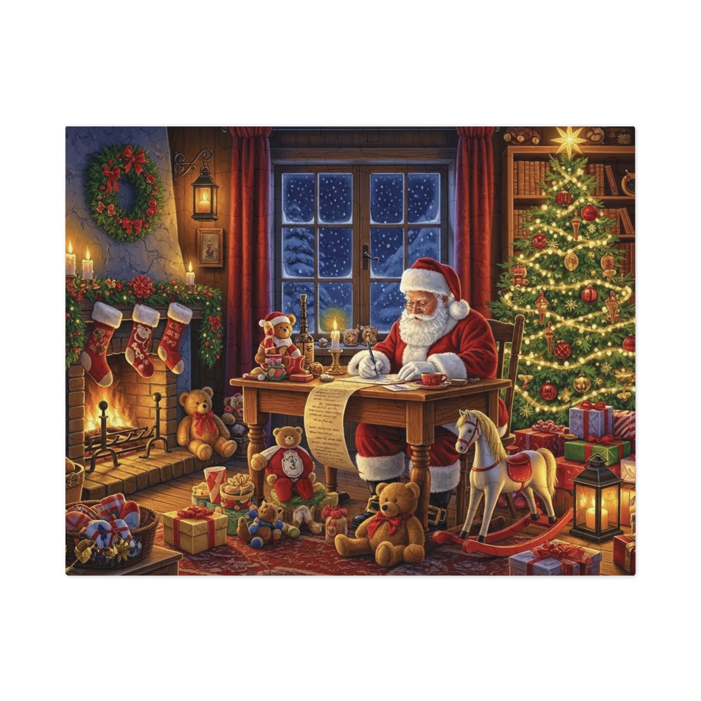 Santa’s Workshop Christmas Jigsaw Puzzle